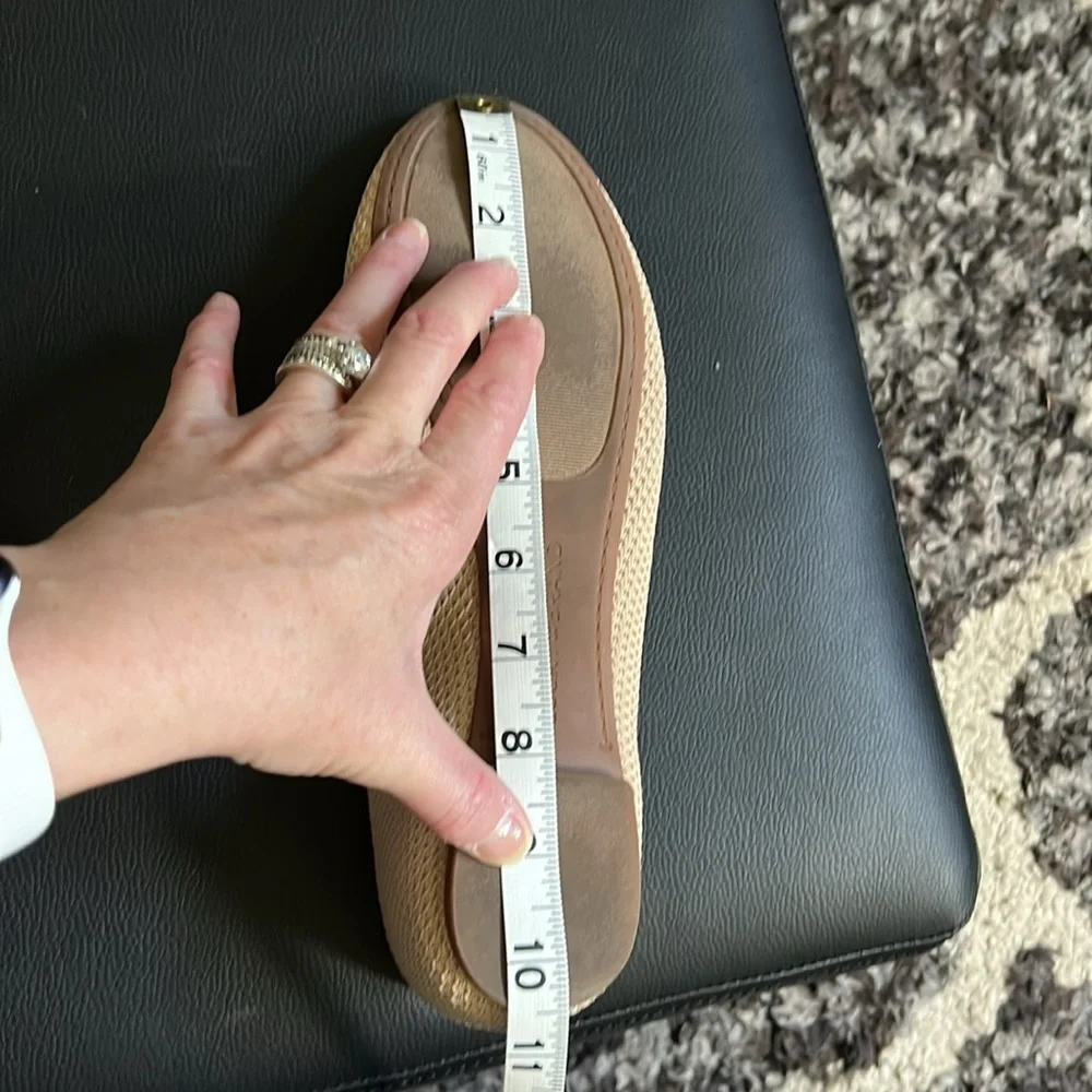 LUCKY BRAND Stretch Knit Nude Ballet Flat Sz 9M/40 - Picture 9 of 9